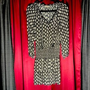 Black and white print Beltaine dress sz xs